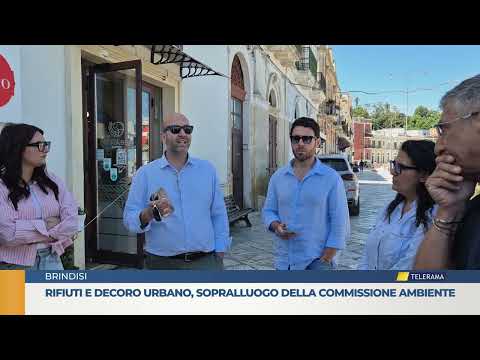 Rifiuti e decoro urbano, sopralluogo della commissione ambiente