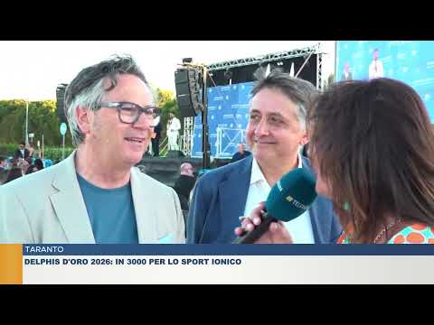 TARANTO.  DELPHIS D'ORO 2026: IN 3000 PER LO SPORT IONICO