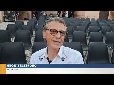 TARANTO.  GEGE' TELESFORO AL MAP FESTIVAL