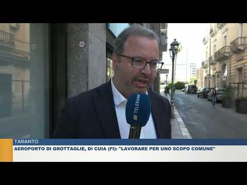 TARANTO.  AEROPORTO DI GROTTAGLIE, DI CUIA (FI): "LAVORIAMO PER UNO SCOPO COMUNE"