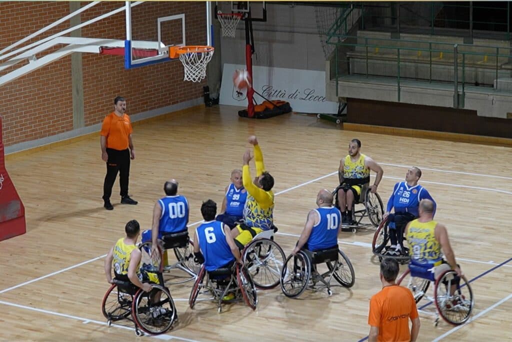 Basket in carrozzina, quinto successo per la Lupiae Team Salento