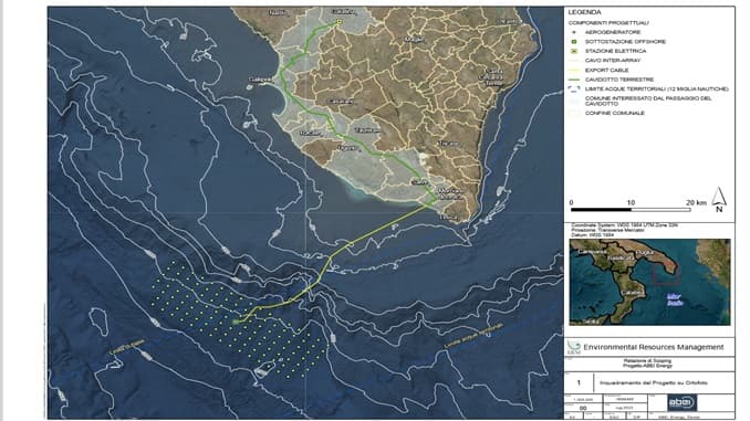 Progetti di eolico offshore nel Capo di Leuca: siamo a quota tre