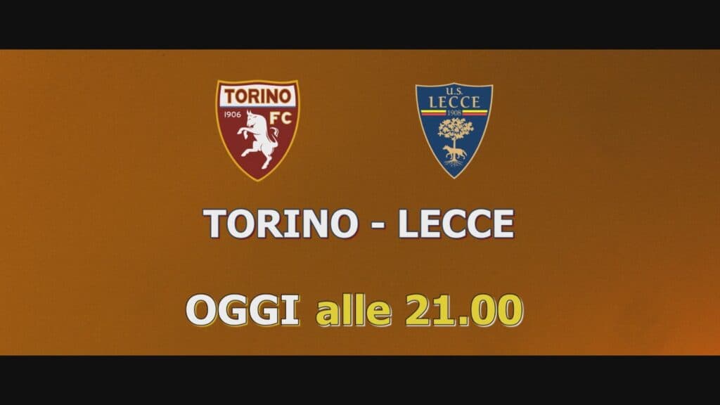 Questa sera Torino - Lecce su TeleRama