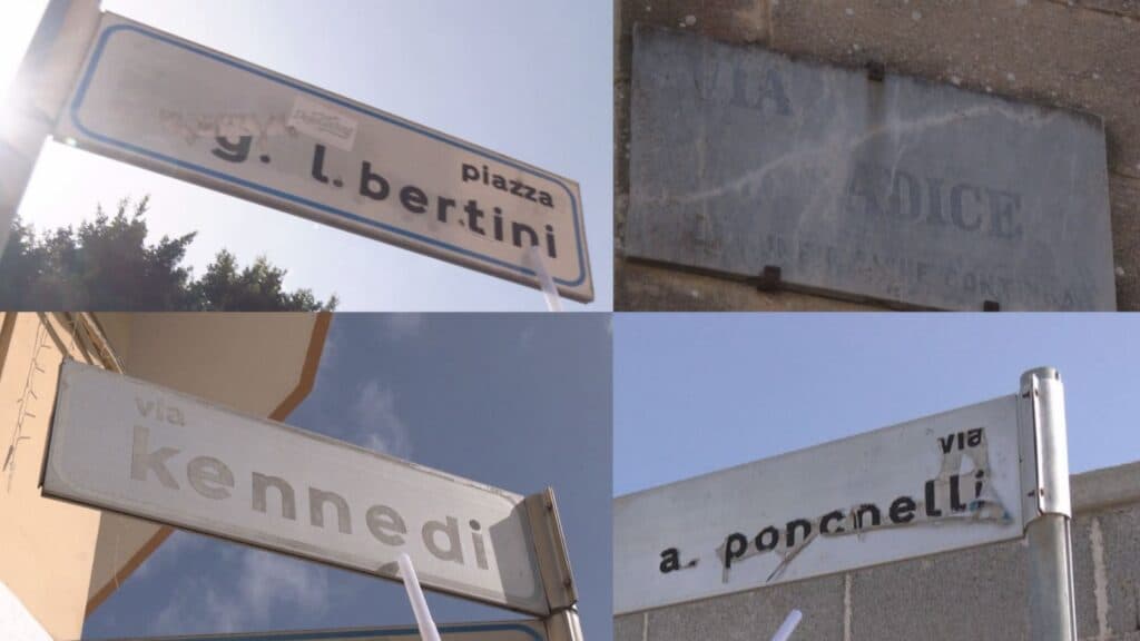 "L.Bertini, Adice, Kennedi": ancora anomalie nelle vie salentine