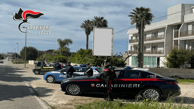 Porto Cesareo, la risposta delle Forze dell'ordine ad "Alto impatto". Un arresto, denunce e sequestri