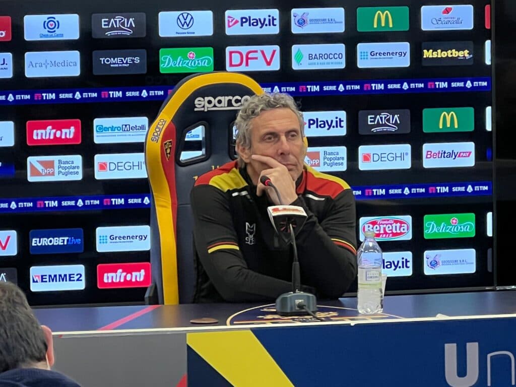 Lecce, Gotti: "A Salerno partita per gente vera"