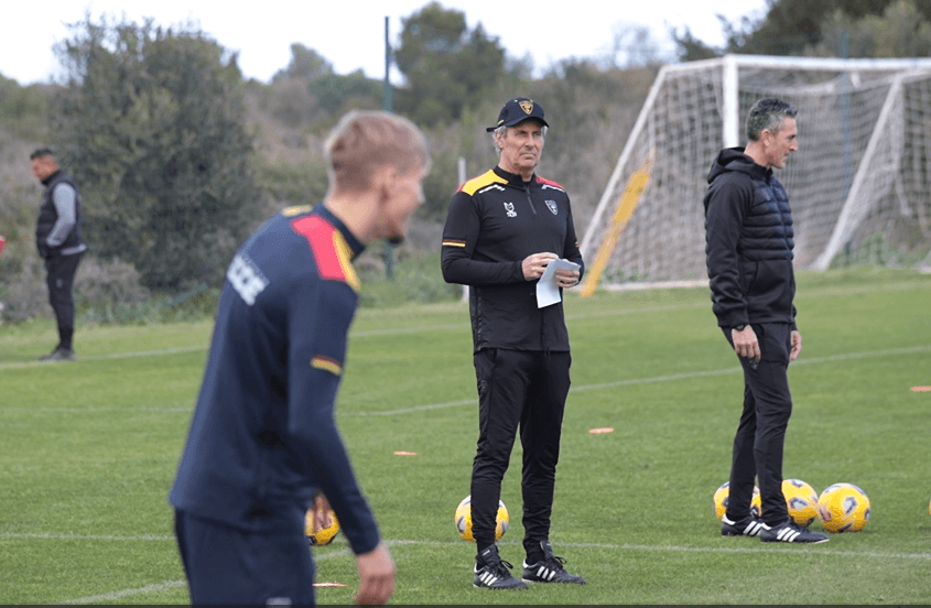 Lecce: Almqvist, Falcone e Sansone in differenziato