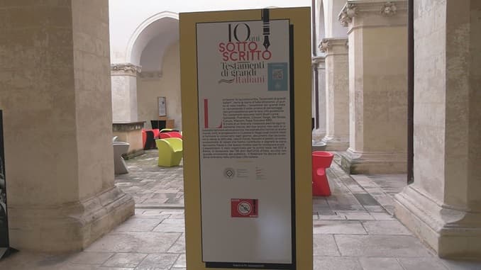 "Io qui sottoscritto": in mostra i testamenti di grandi italiani e salentini