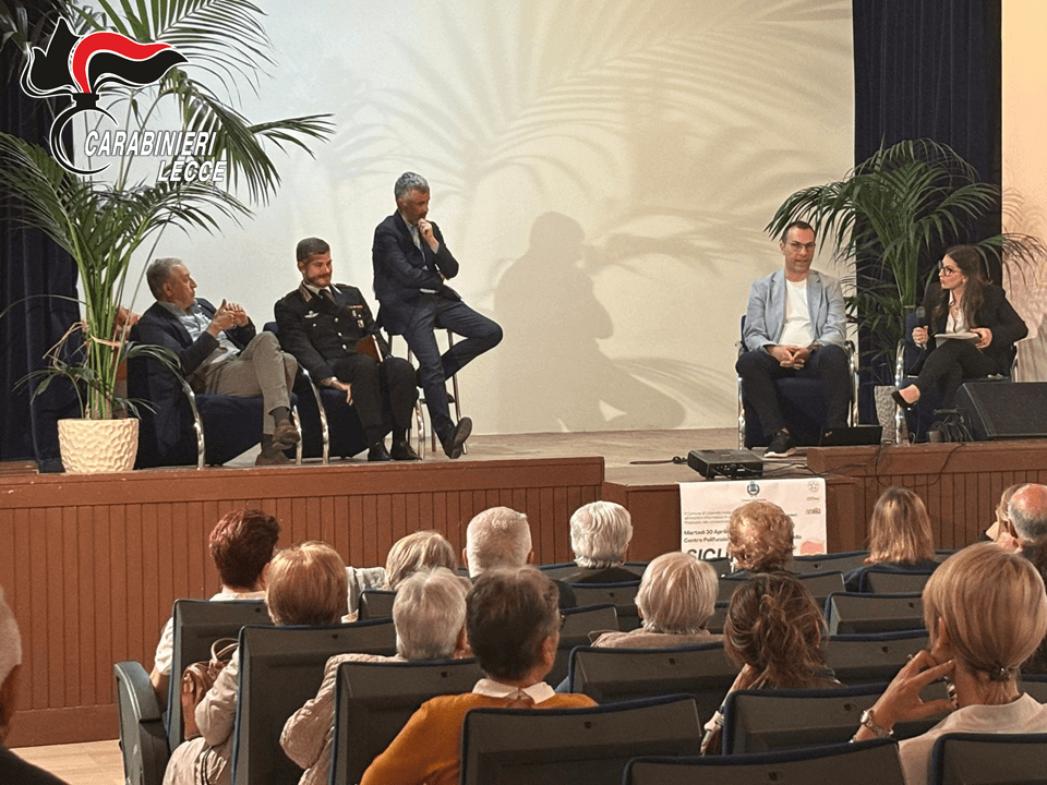 Da Lizzanello a Morciano di Leuca, incontri informativi dell'Arma dei Carabinieri