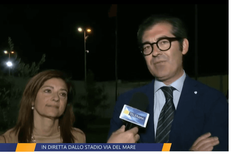 Lecce, la gioia e i ringraziamenti di Silvia e Dario Carofalo