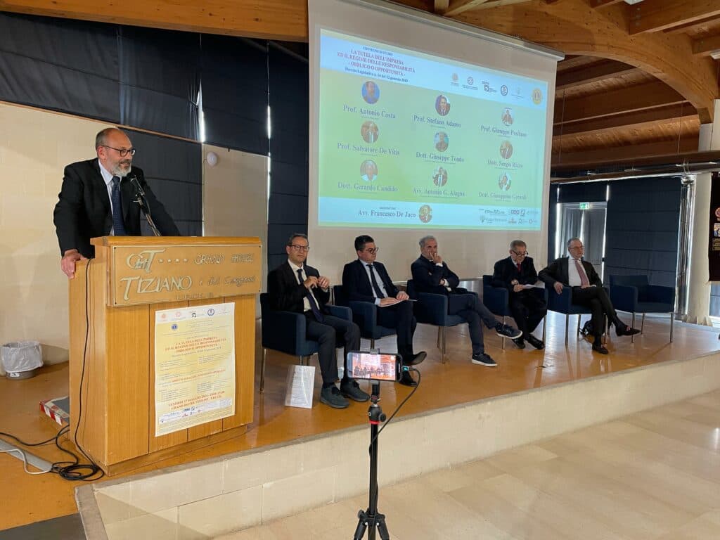 "La tutela dell'impresa e il regime delle responsabilità": esperti a confronto