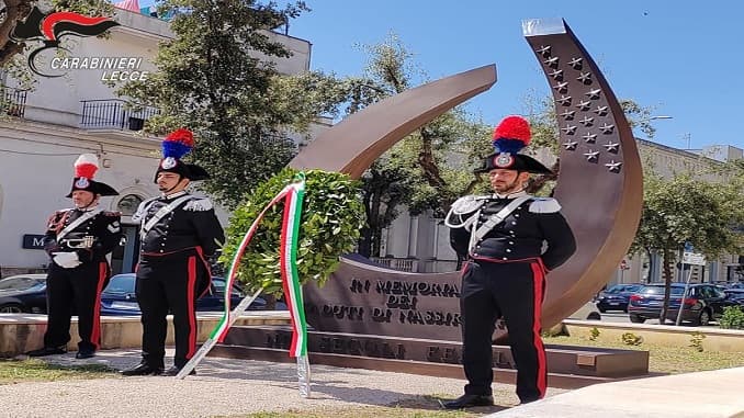 Inaugurato a Nardò il monumento ai caduti di Nassiriya