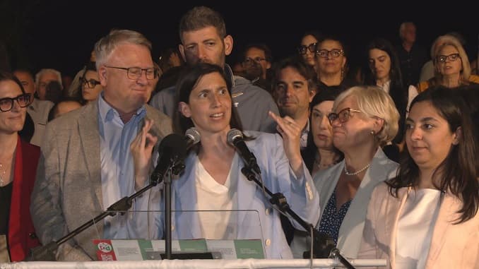 Il segretario del PD Elly Schlein spinge Salvemini per la riconferma a Palazzo Carafa