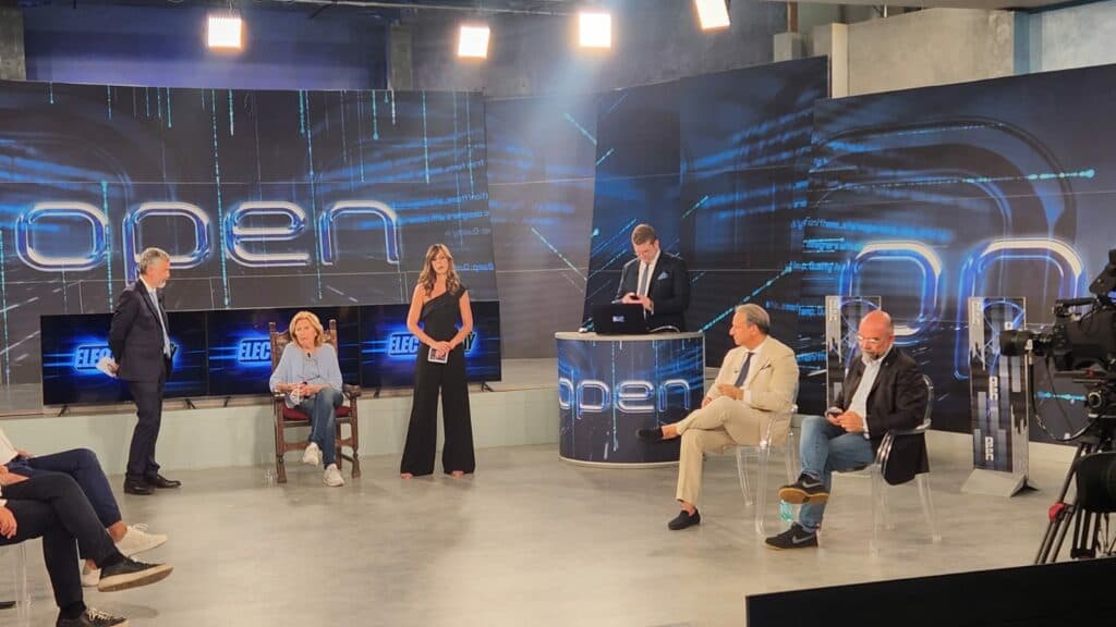 Il neo sindaco di Lecce Adriana Poli Bortone ospite a Telerama