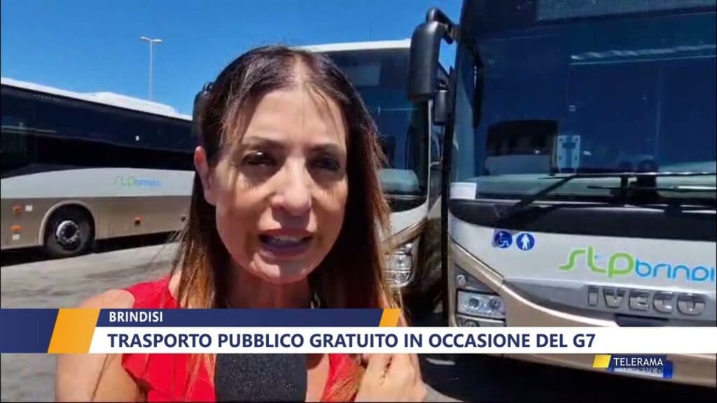 A Brindisi trasporto pubblico gratuito in occasione del G7