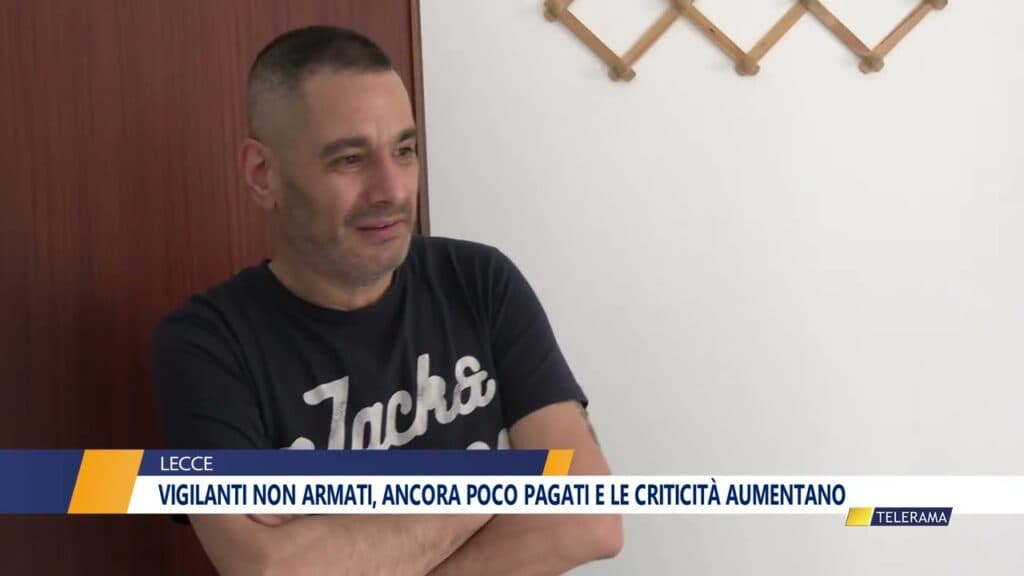 Vigilanti non armati: "ancora sottopagati e le criticità aumentano"
