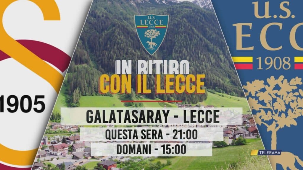 Galatasaray – Lecce questa sera e domani su TeleRama