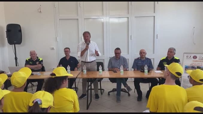 Inaugurato il campo scuola della Protezione Civile