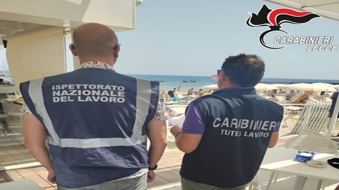 Controlli in lidi, campi e strutture ricettive: raffica di sanzioni