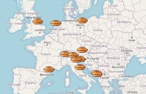 Il pasticciotto sbarca in Giappone e Polonia: ecco la mappa mondiale