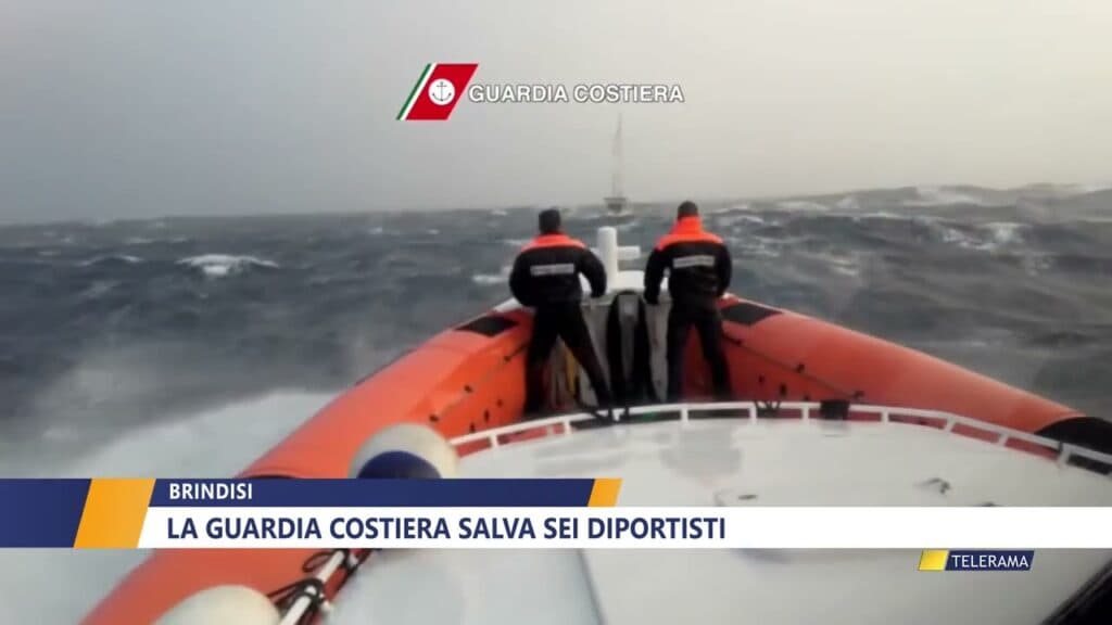 La Guardia Costiera di Brindisi salva sei diportisti