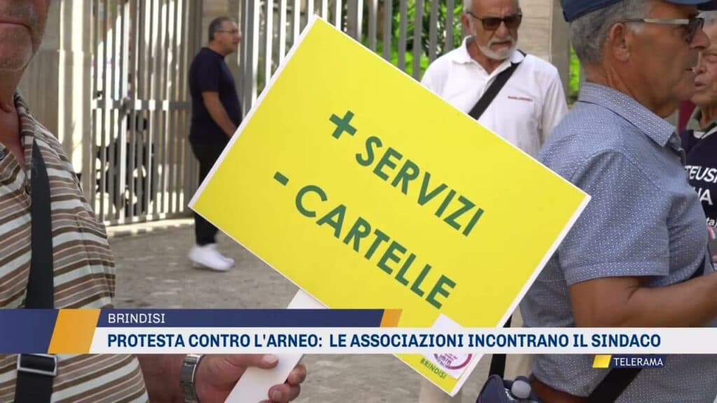 Protesta contro l'Arneo: le associazioni incontrano il sindaco di Brindisi