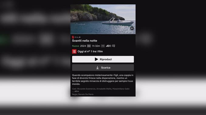 La Puglia prima su Netflix con il thriller “Svaniti nella notte”