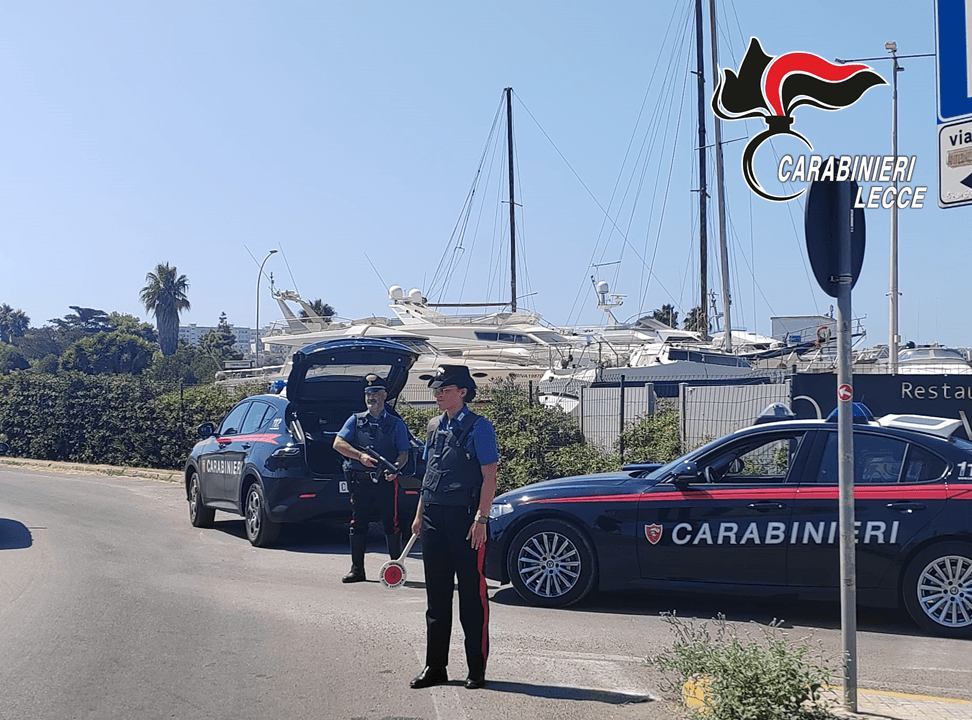 Da Gallipoli a Otranto, il bilancio dei controlli dei carabinieri nel giorno di Ferragosto