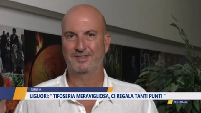 Liguori: "Tifoseria meravigliosa, ci regala tanti punti"