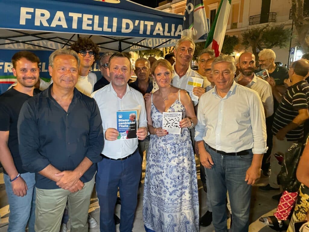 FDI in piazza a Gallipoli per illustrare le riforme del governo Meloni