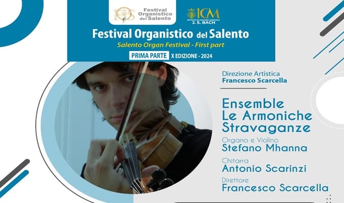 Festival organistico del Salento: gran finale con l'ensemble "Le Armoniche Stravaganze"