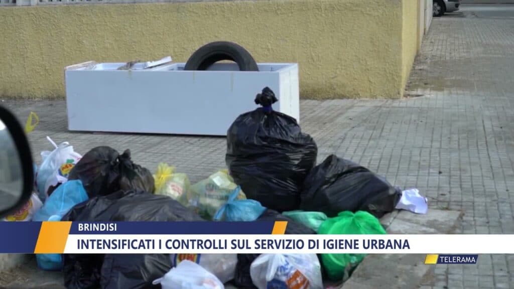 Intensificati a Brindisi i controlli sul servizio di igiene urbana