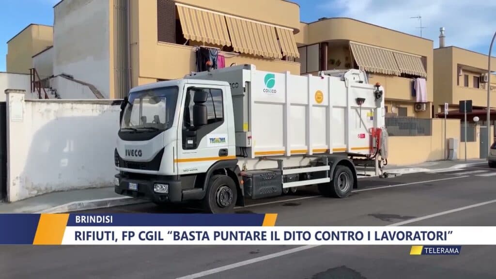 Rifiuti, Fp Cgil Brindisi: “Basta puntare il dito contro i lavoratori”