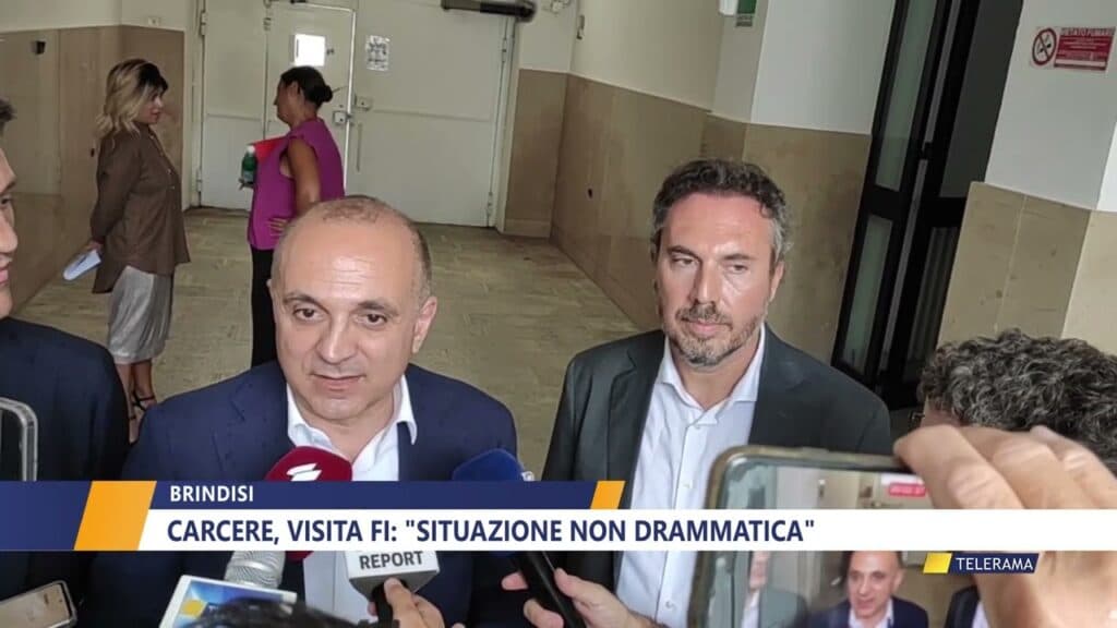 Carcere di Brindisi, visita di Forza Italia: "Situazione non drammatica"