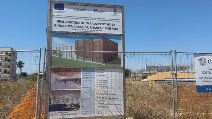 Sbloccato il cantiere del Palazzetto dello Sport di via Caduti di Nassiriya