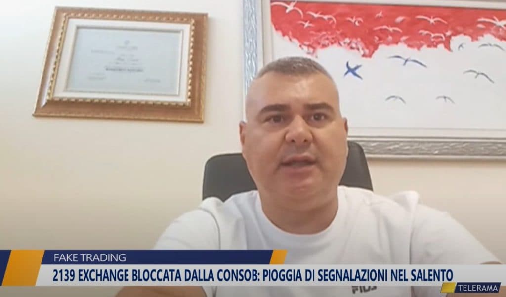 2139 Exchange bloccata dalla Consob: pioggia di segnalazioni nel Salento