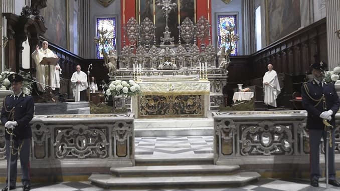 Messa per il Santo Patrono della Polizia, mons. Seccia: “Grazie per quello che fate”