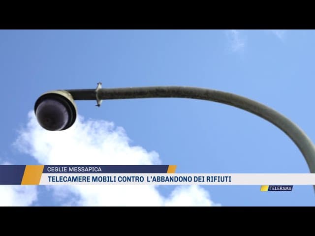 Telecamere mobili contro l’abbandono dei rifiuti a Ceglie Messapica