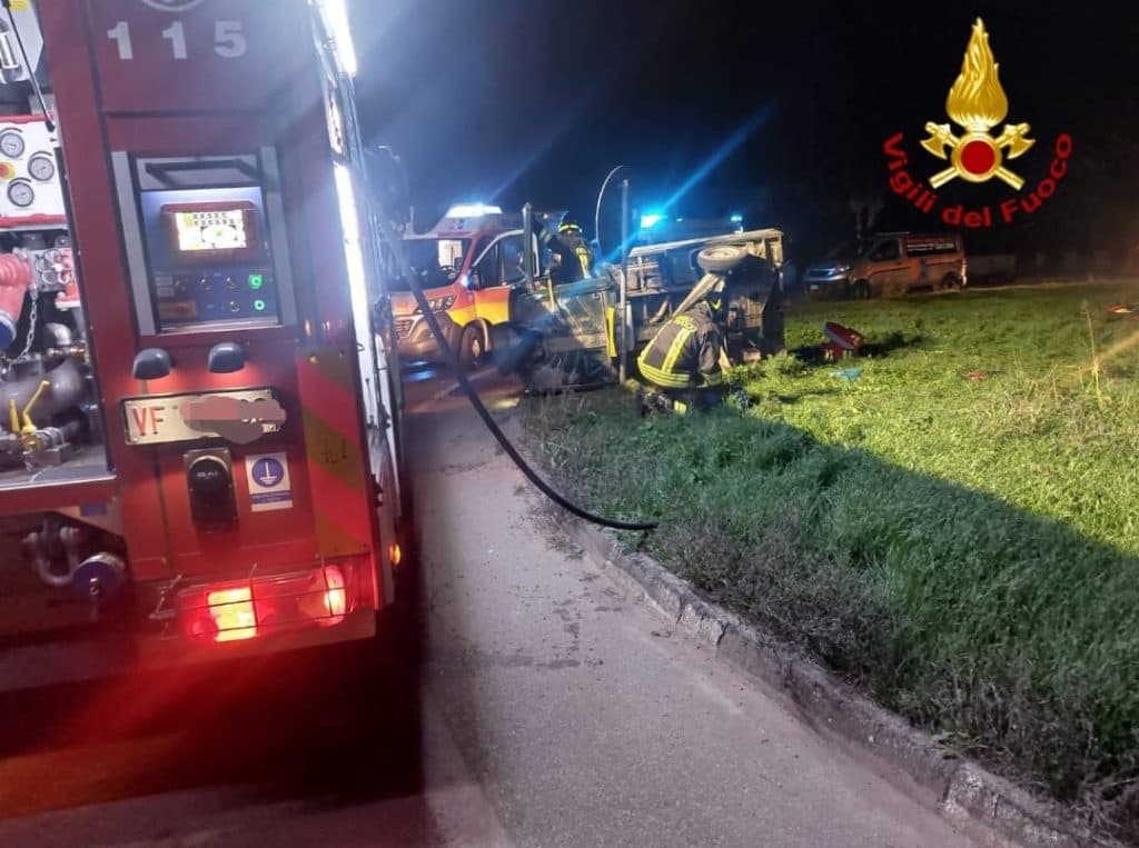 Incidente sulla Sp82: deceduto un uomo in Ape car