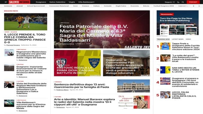 “Salento Informa” festeggia 20 anni con un nuovo look e nuove iniziative