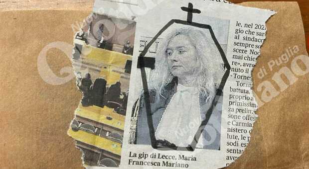 Nuove intimidazioni alla Gip: bara disegnata intorno ad una sua foto