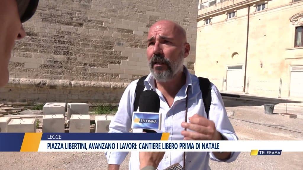 Piazza Libertini, avanzano i lavori: cantiere libero prima di Natale
