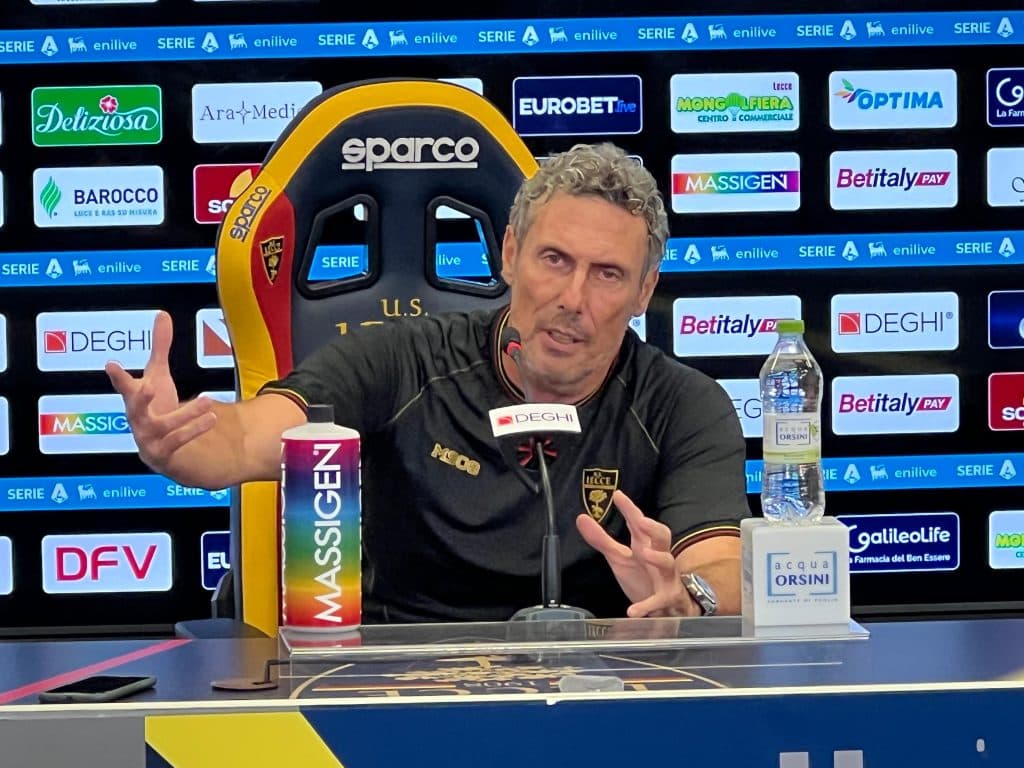 Lecce, Gotti: "Il nostro è un campionato di rincorsa. Costretto a cambiare perché la situazione non soddisfa"