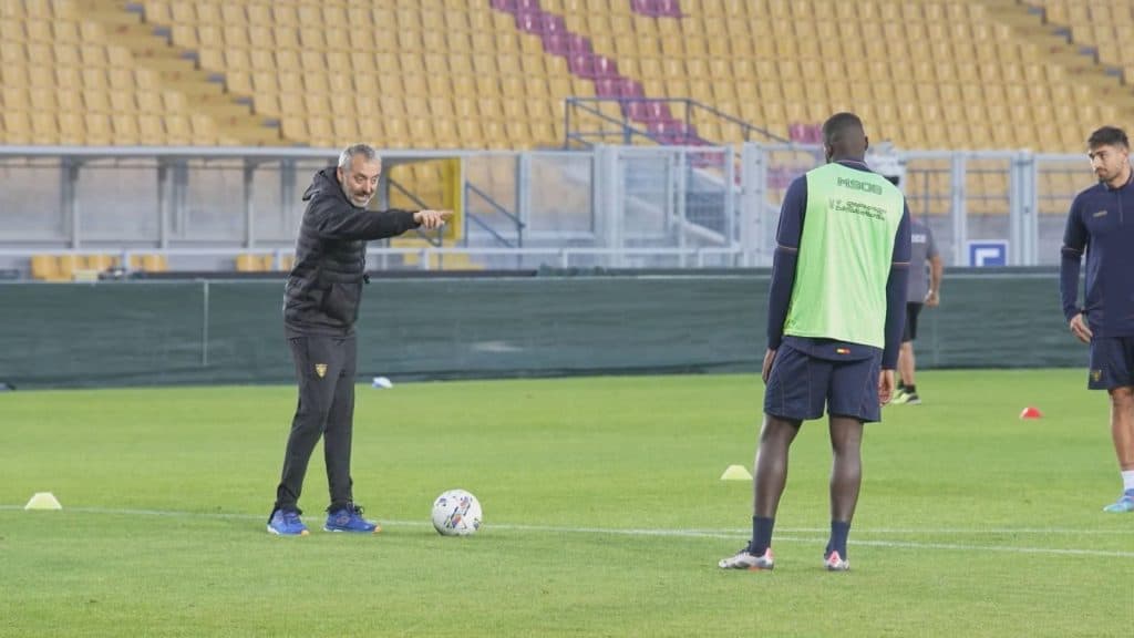 Lecce, dopo l'allenamento odierno un giorno di riposo