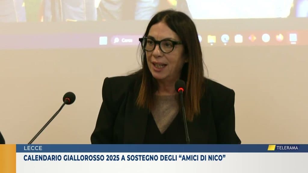 Calendario giallorosso 2025 a sostegno degli “Amici di Nico”