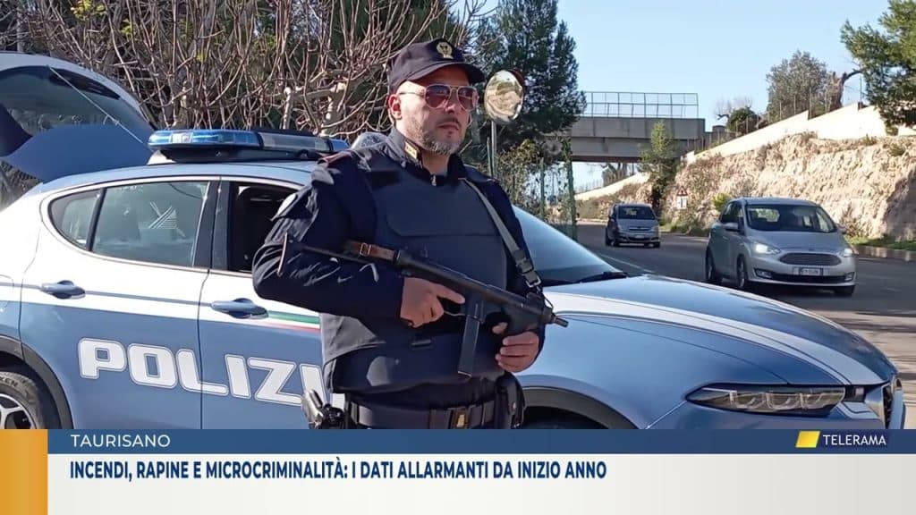 Incendi, rapine e microcriminalità a Taurisano: i dati allarmanti da inizio anno