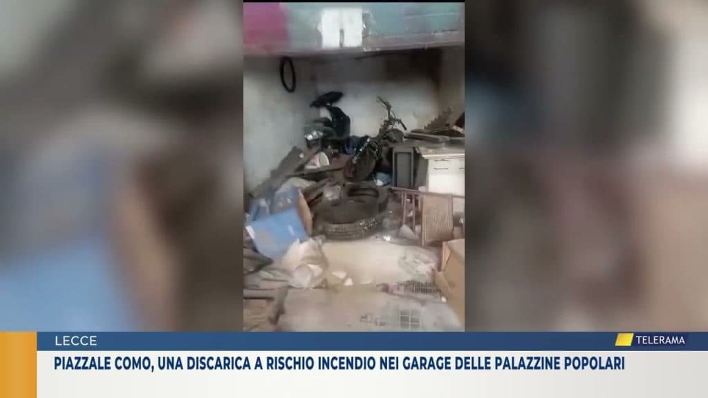 Piazzale Como, una discarica a rischio incendio nei garage delle palazzine popolari