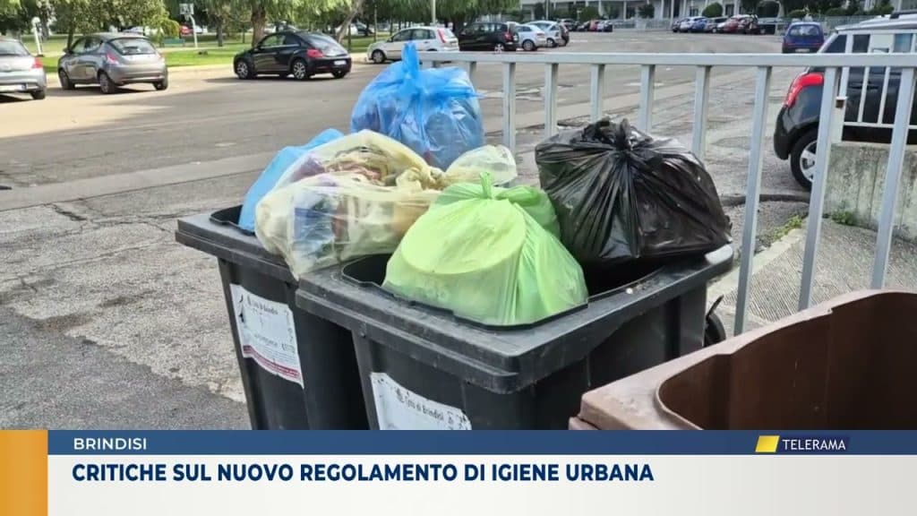 Critiche sul nuovo regolamento di igiene urbana di Brindisi
