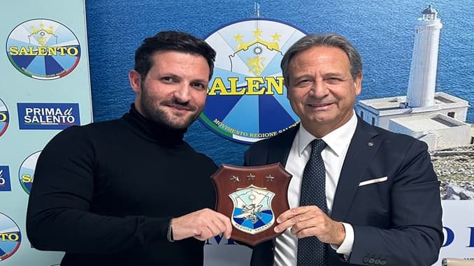 Specchia, il consigliere Riccardo Coluccia aderisce al Movimento Regione Salento
