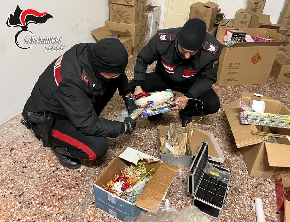 Oltre 530 kg di esplosivi in casa: un arresto a Sogliano Cavour